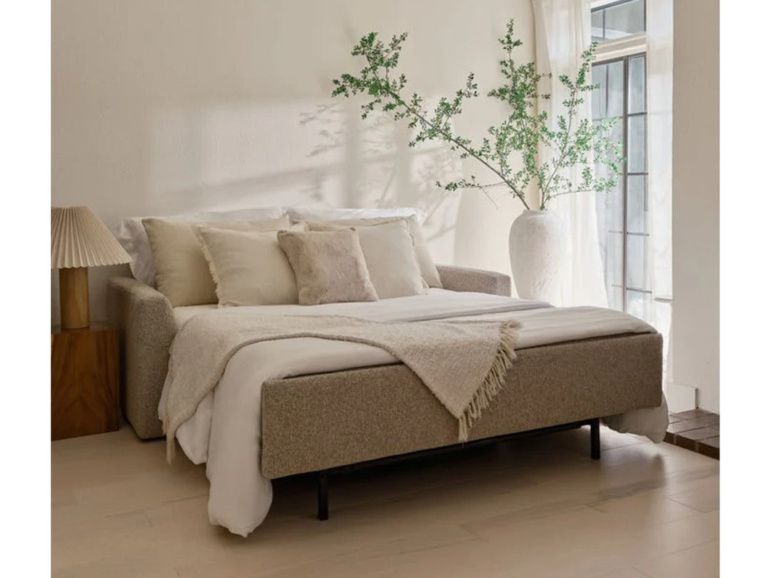 Clara Full Silver Sleeper by American Leather