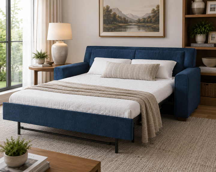American Leather Klein Comfort Sleeper - blue