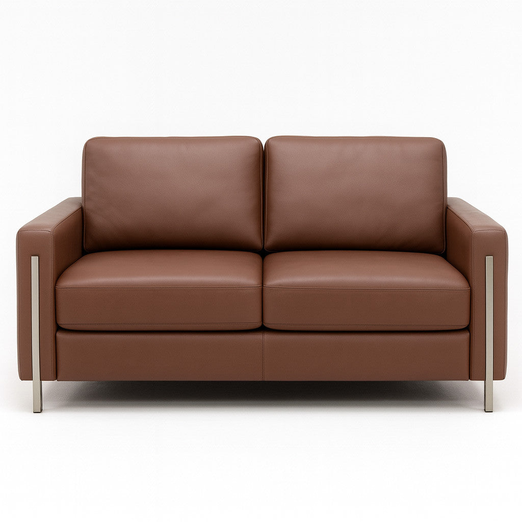 American Leather Sulley Today Sleeper sofa modern track arm front view