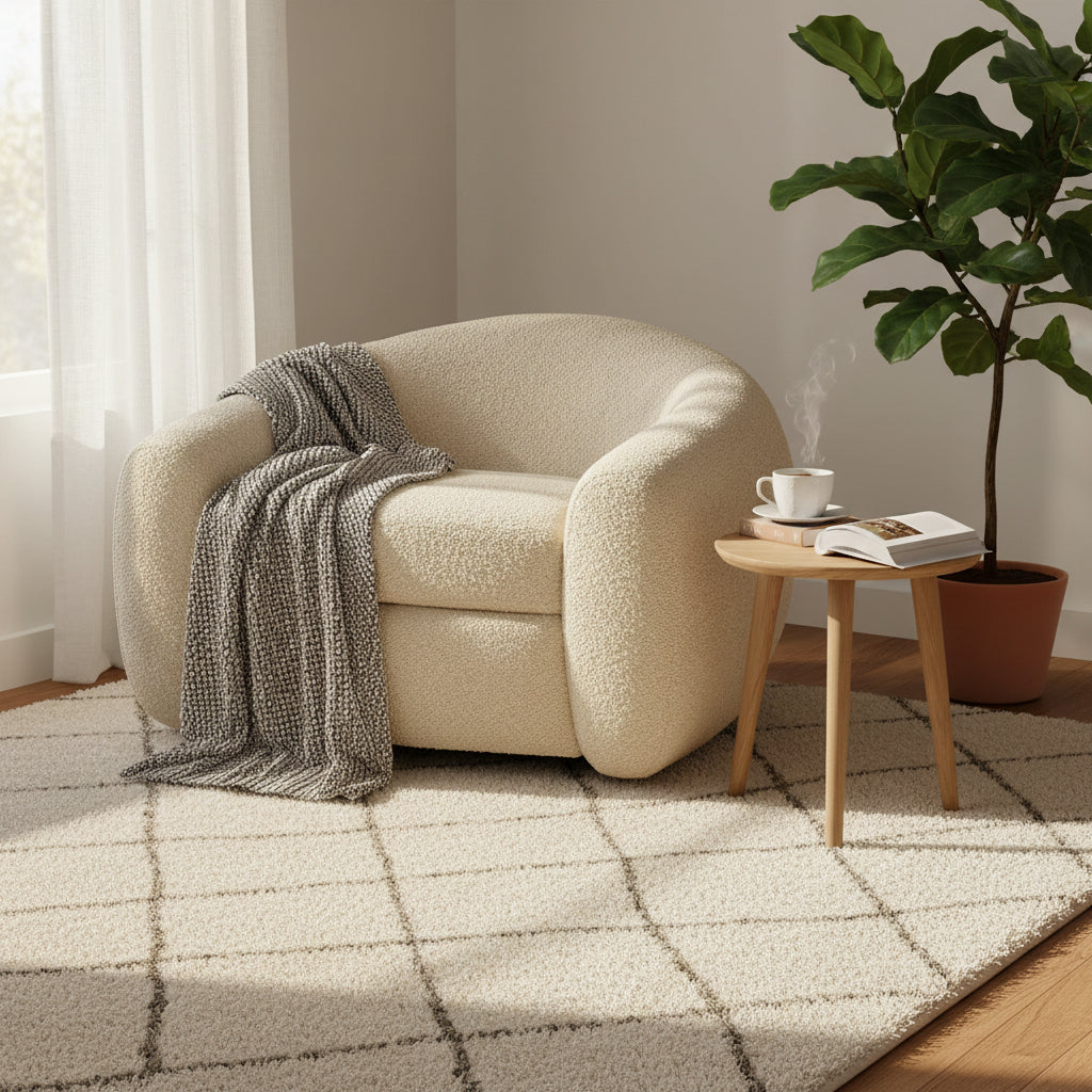 American Leather Arden Swivel Chair