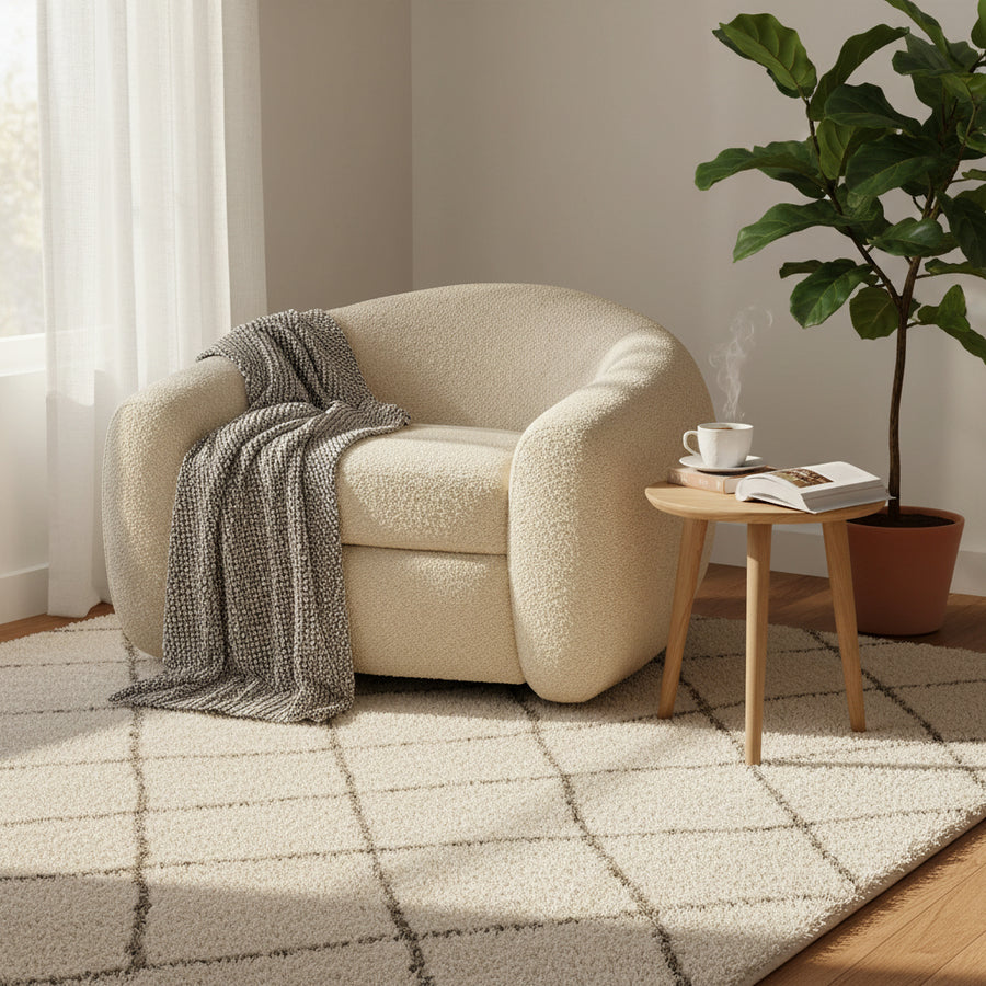 American Leather Arden Swivel Chair