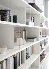 ALF Italia Artemide mirror in white high gloss