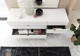 ALF Italia Artemide nightstand in white high gloss