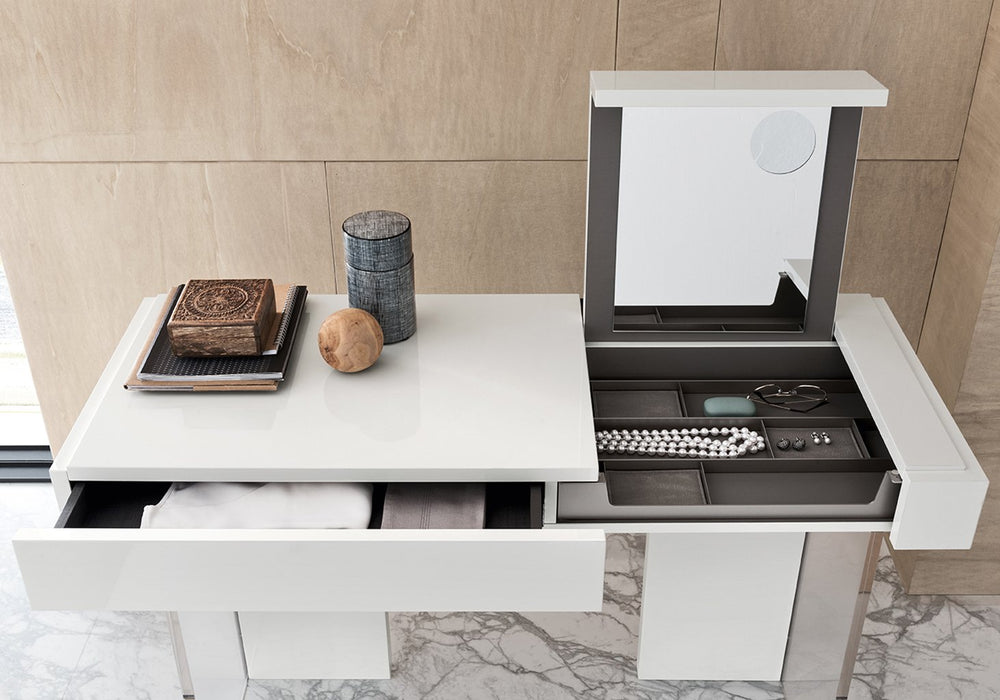 ALF Italia Artemide wardrobe in white high gloss