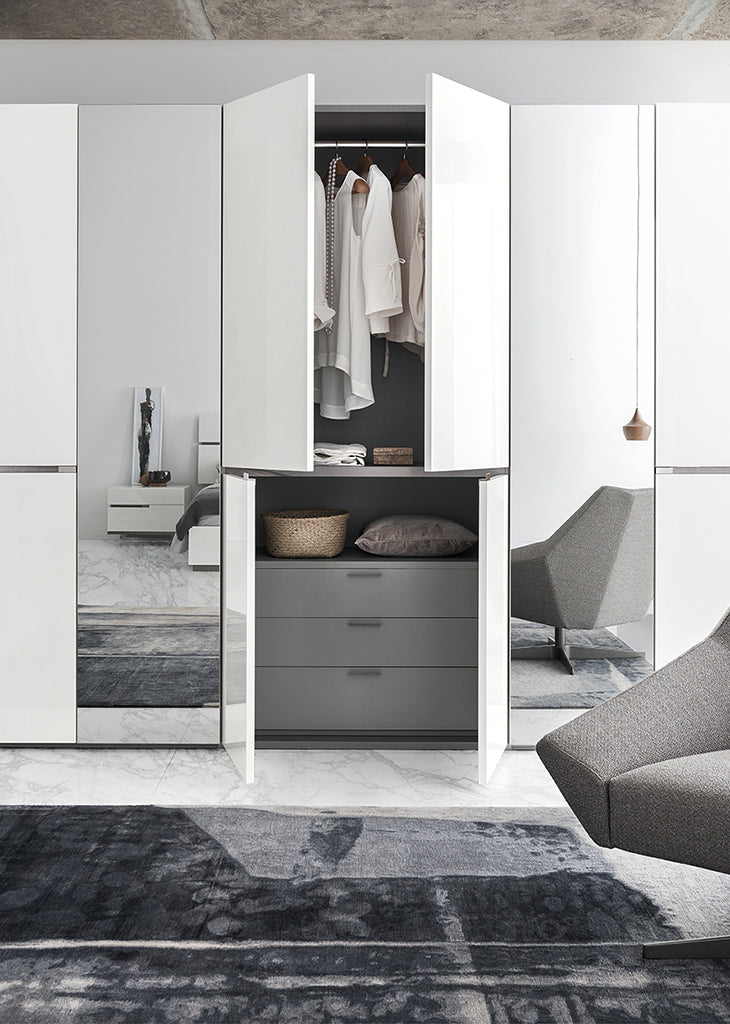 ALF Italia Artemide vanity table in white high gloss