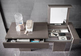 ALF Italia Athena vanity chair in greige high gloss