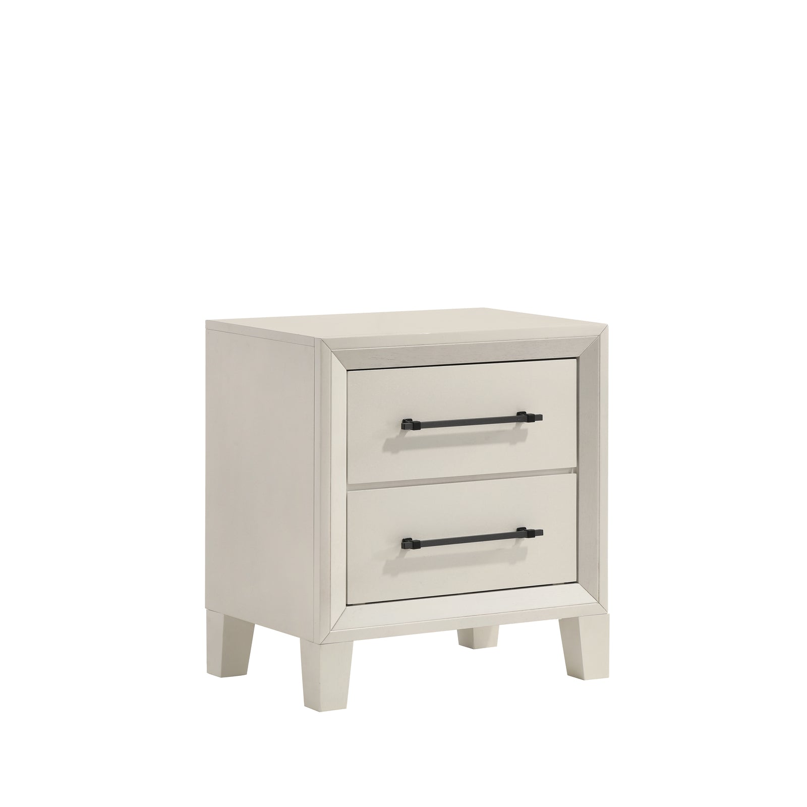 Ballard 2 Drawer Nightstand-White