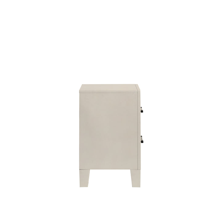 Ballard 2 Drawer Nightstand-White