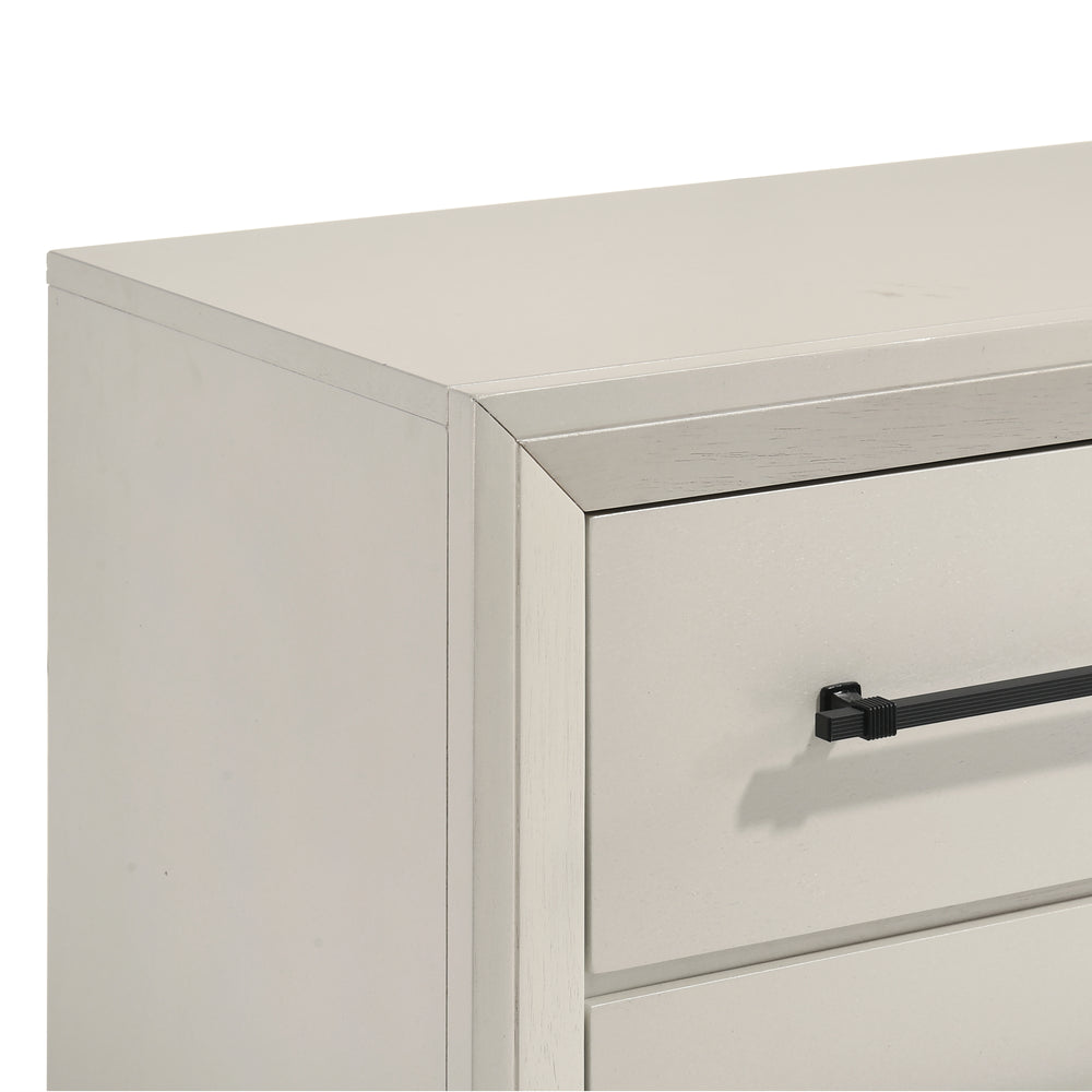 Ballard 2 Drawer Nightstand-White