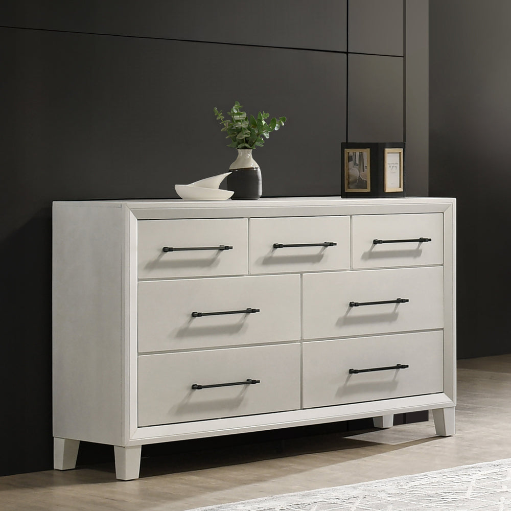 Ballard 7 Drawer Dresser-White