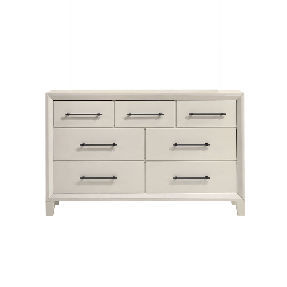 Ballard 7 Drawer Dresser-White