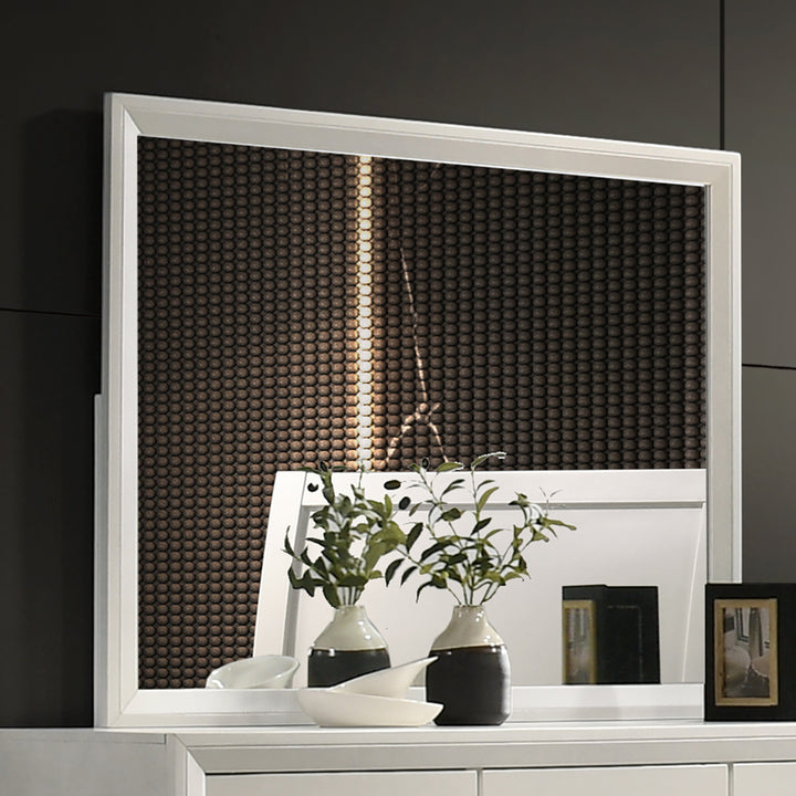 Ballard Mirror-White