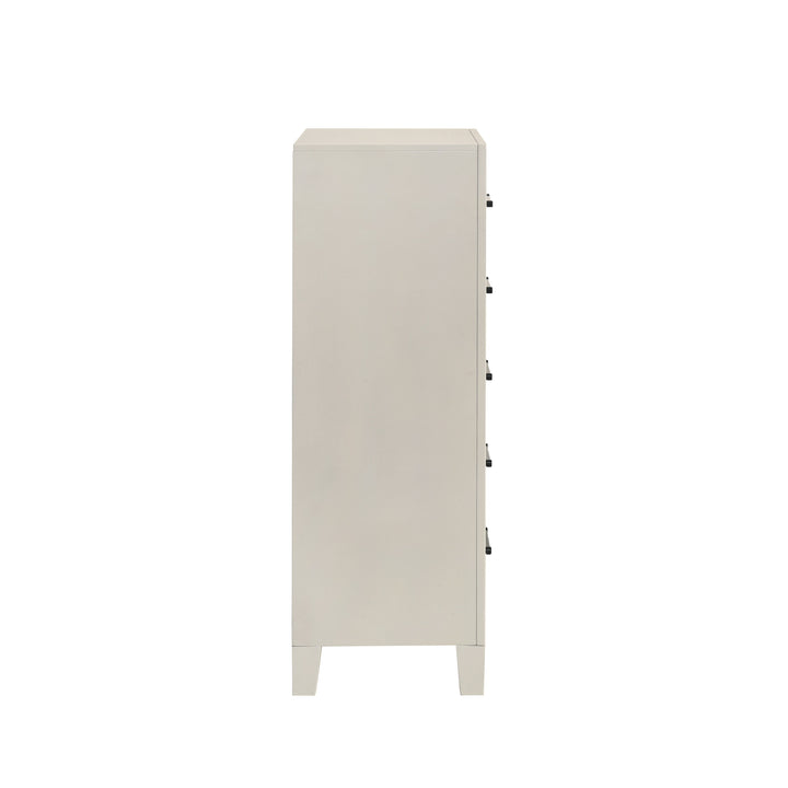 Ballard 5 Drawer Chest-White