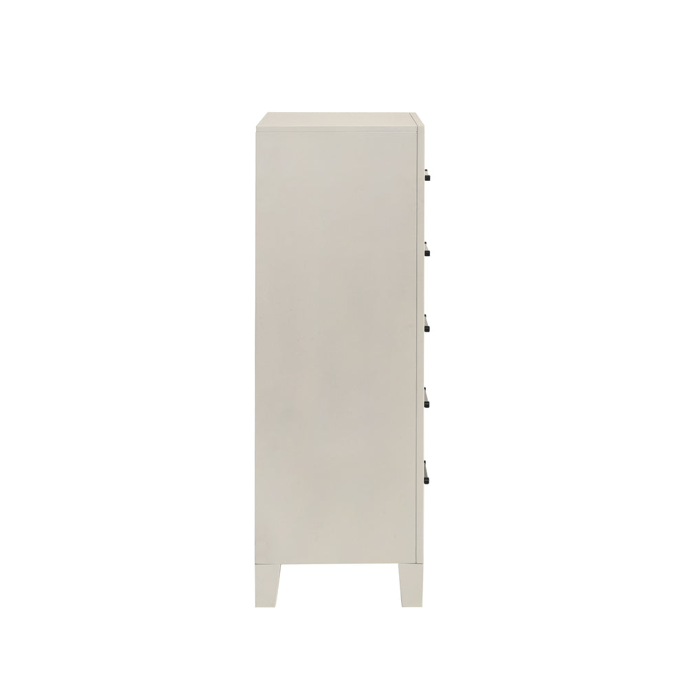 Ballard 5 Drawer Chest-White