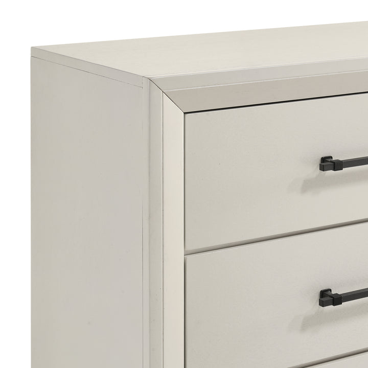 Ballard 5 Drawer Chest-White