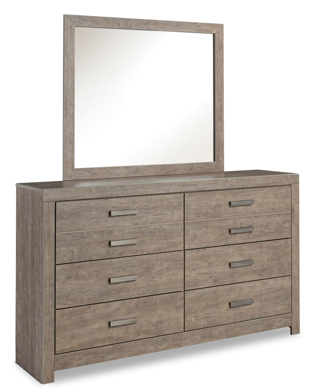 Culverbach Full Panel Bed, Dresser and Mirror - Gray (3)
