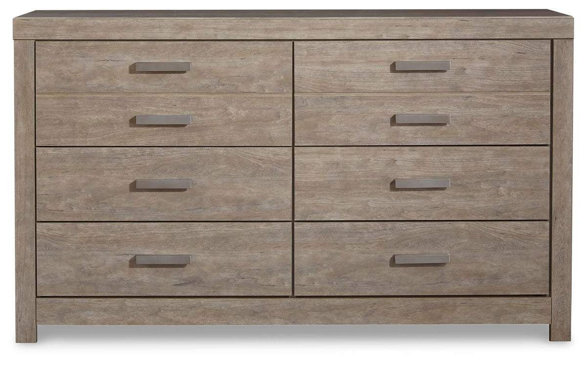 Culverbach Full Panel Bed, Dresser, Chest and Nightstand - Gray (2)