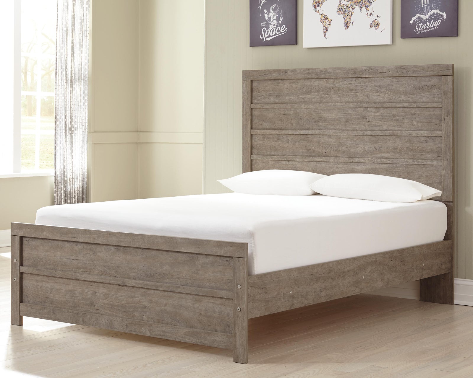 Culverbach Full Panel Headboard/Footboard - Gray (2)