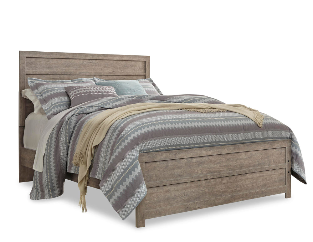 Culverbach Queen Panel Bed, Dresser and Mirror - Gray (4)