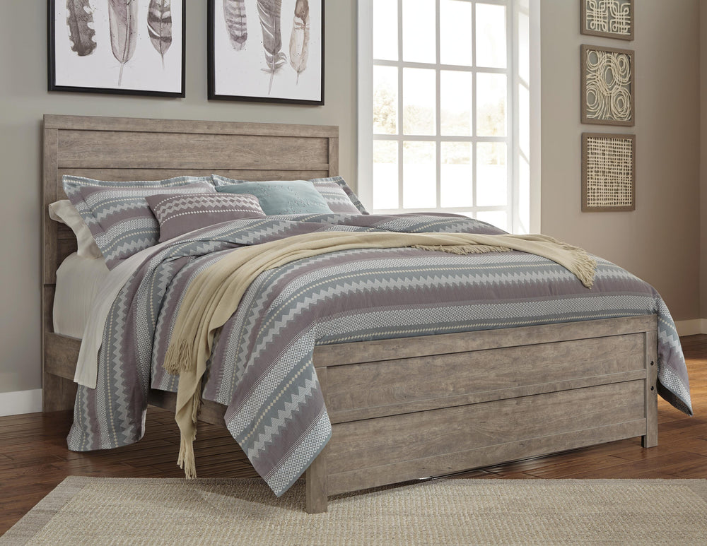 Culverbach Queen Panel Bed and Dresser - Gray (6)