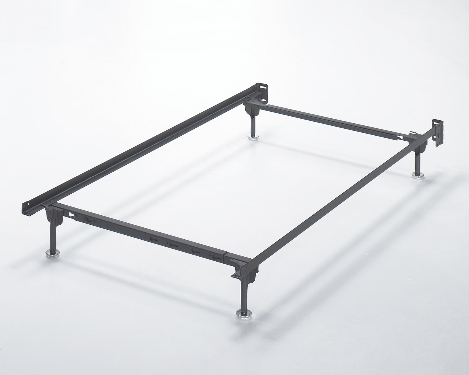 Platform Twin/Full Bolt on Bed Frame - Dark Gray (2)