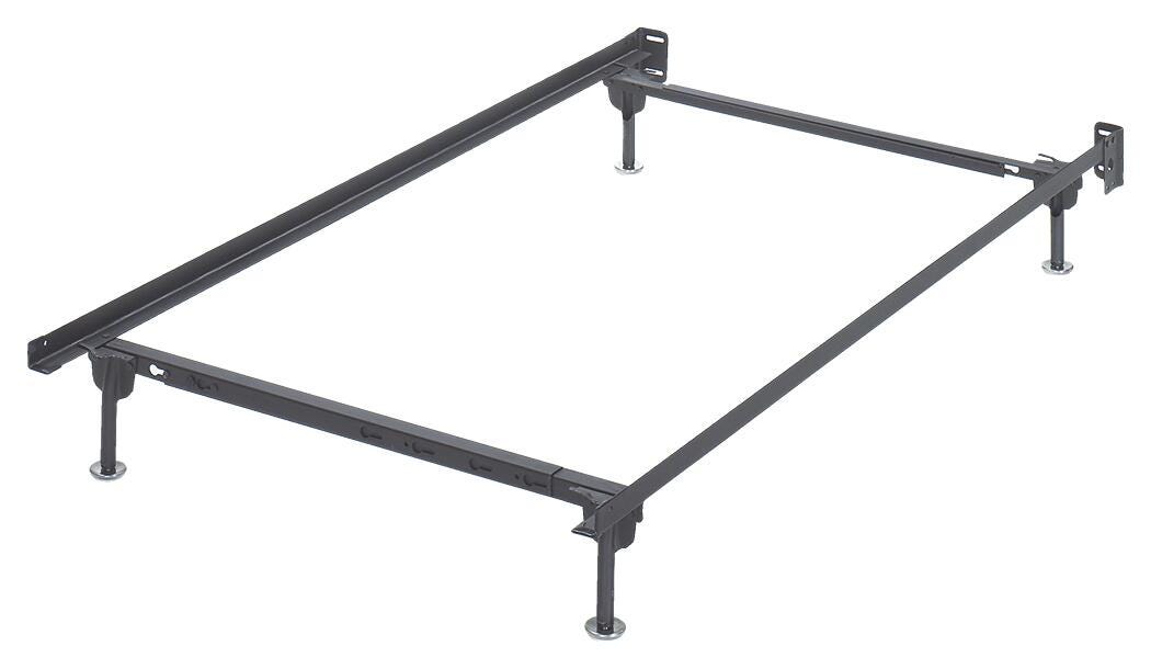 Platform Twin/Full Bolt on Bed Frame - Dark Gray (1)