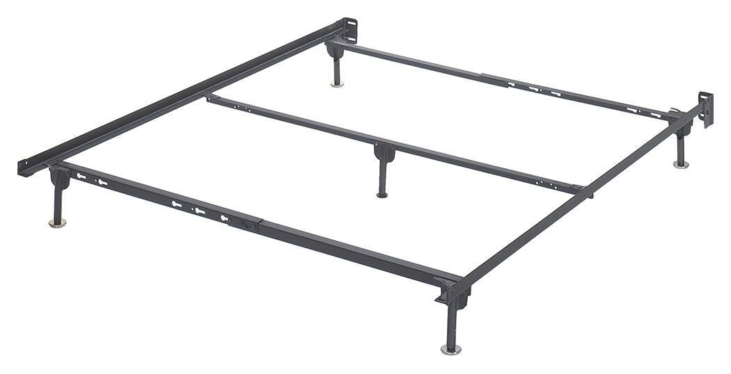 Platform Queen Bolt on Bed Frame - Dark Gray (1)
