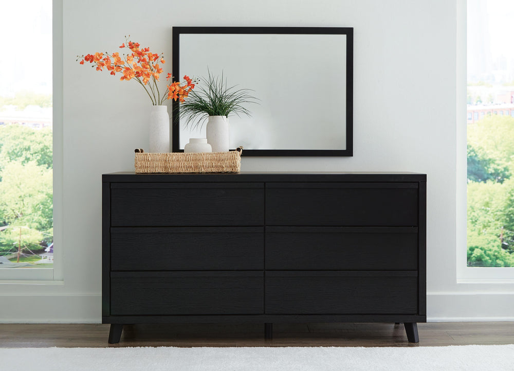 Danziar Dresser and Mirror - Black (5)