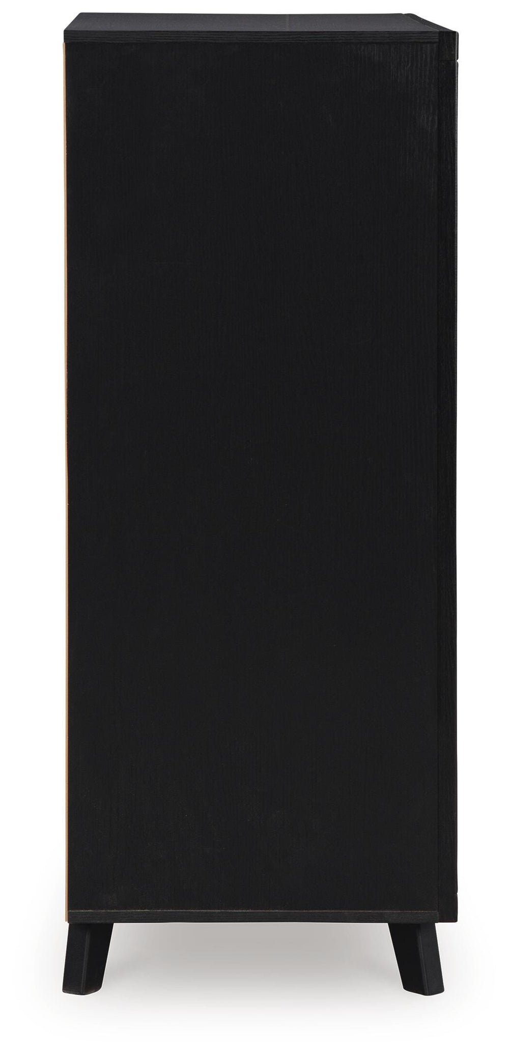 Danziar Wide Chest of Drawers - Black (5)