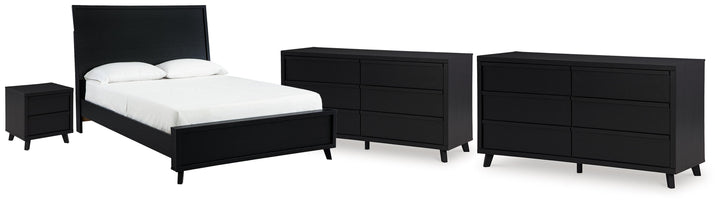Danziar Queen Panel Bed, 2 Dressers and Nightstand (1)