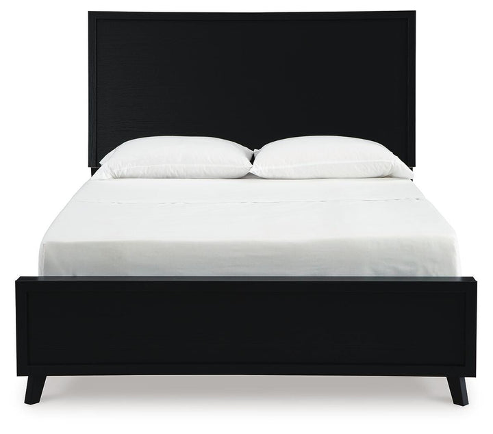 Danziar Queen Panel Platform Bed, Dresser and Mirror (4)