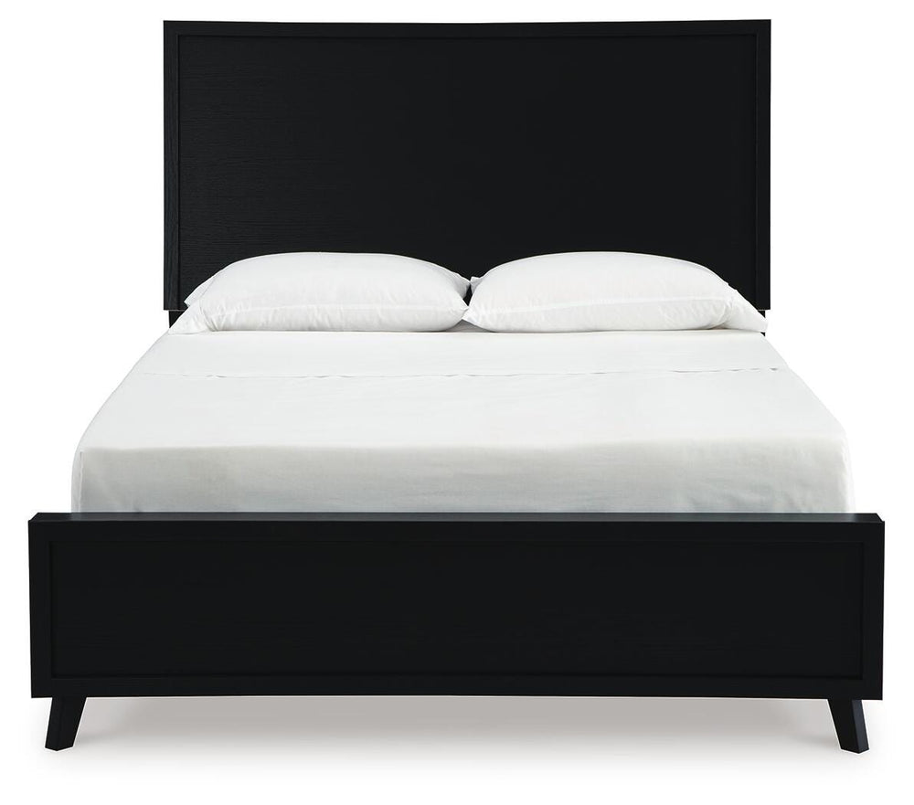 Danziar Queen Panel Platform Bed, Dresser and Mirror (4)