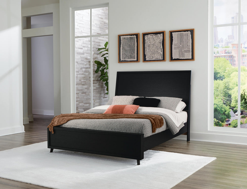Danziar Queen Panel Platform Bed and 2 Nightstands (12)