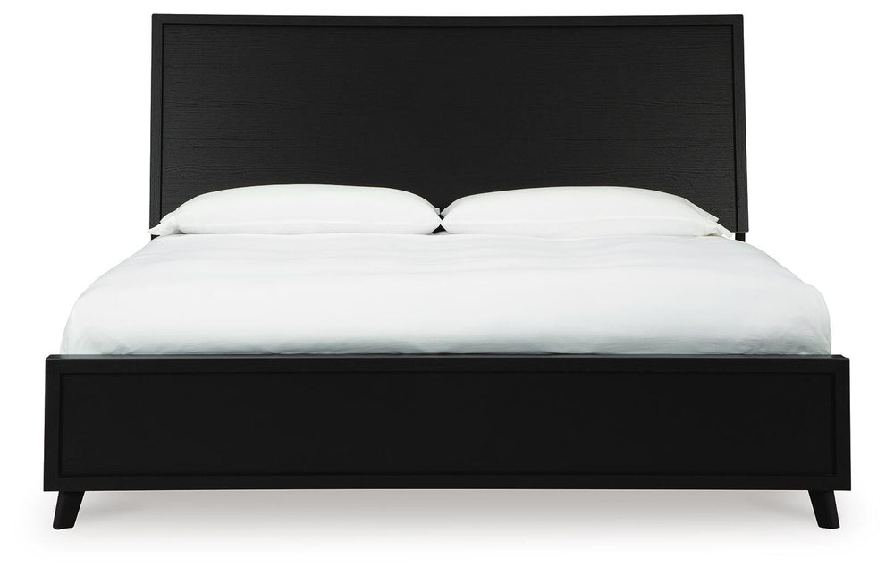 Danziar King Panel Bed, Dresser and Nightstand - Black (7)