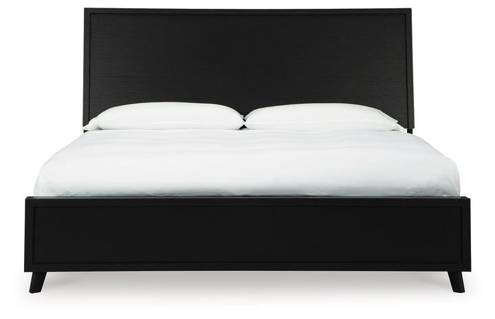 Danziar King Panel Bed - Black (4)