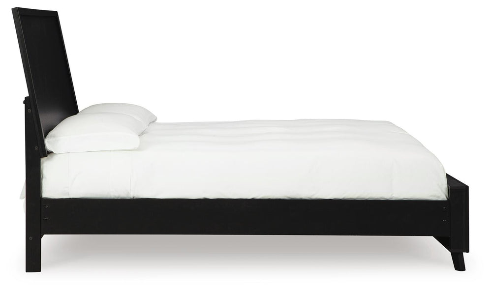 Danziar King Panel Bed - Black (5)