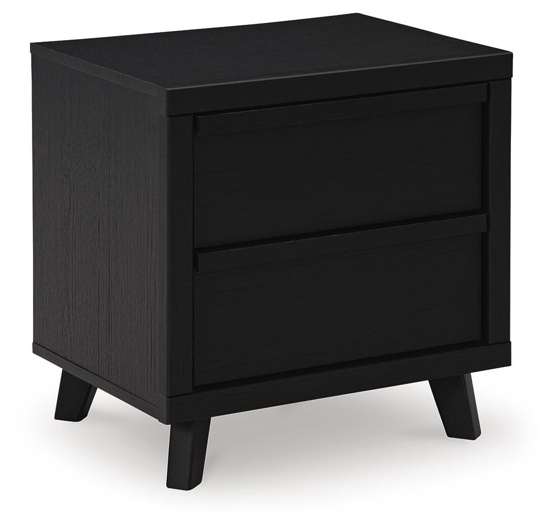 Danziar Nightstand - Black (1)