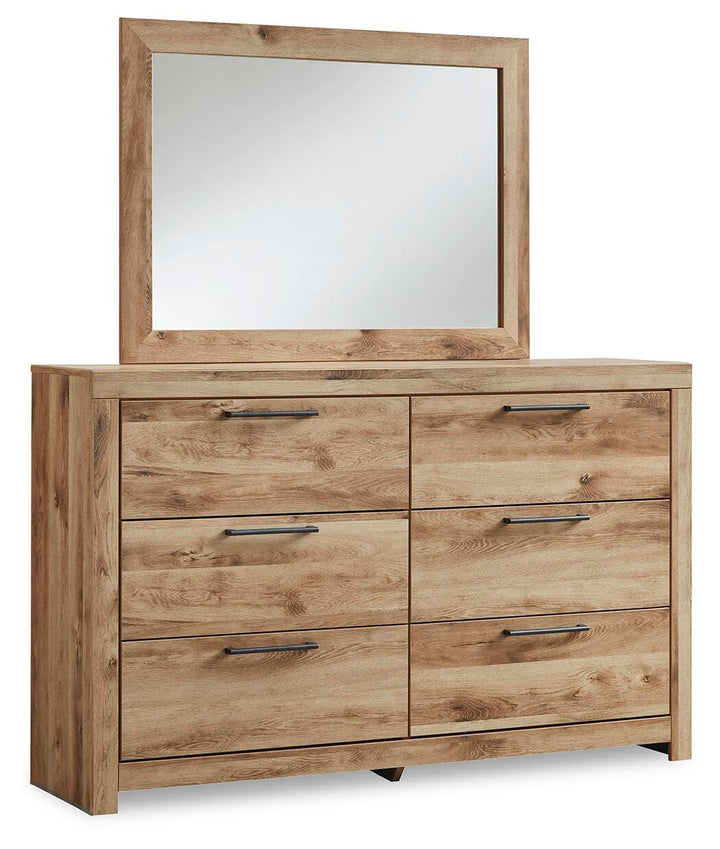 Hyanna Queen Panel Storage Bed, Dresser, Mirror, Chest and 2 Nightstands (2)