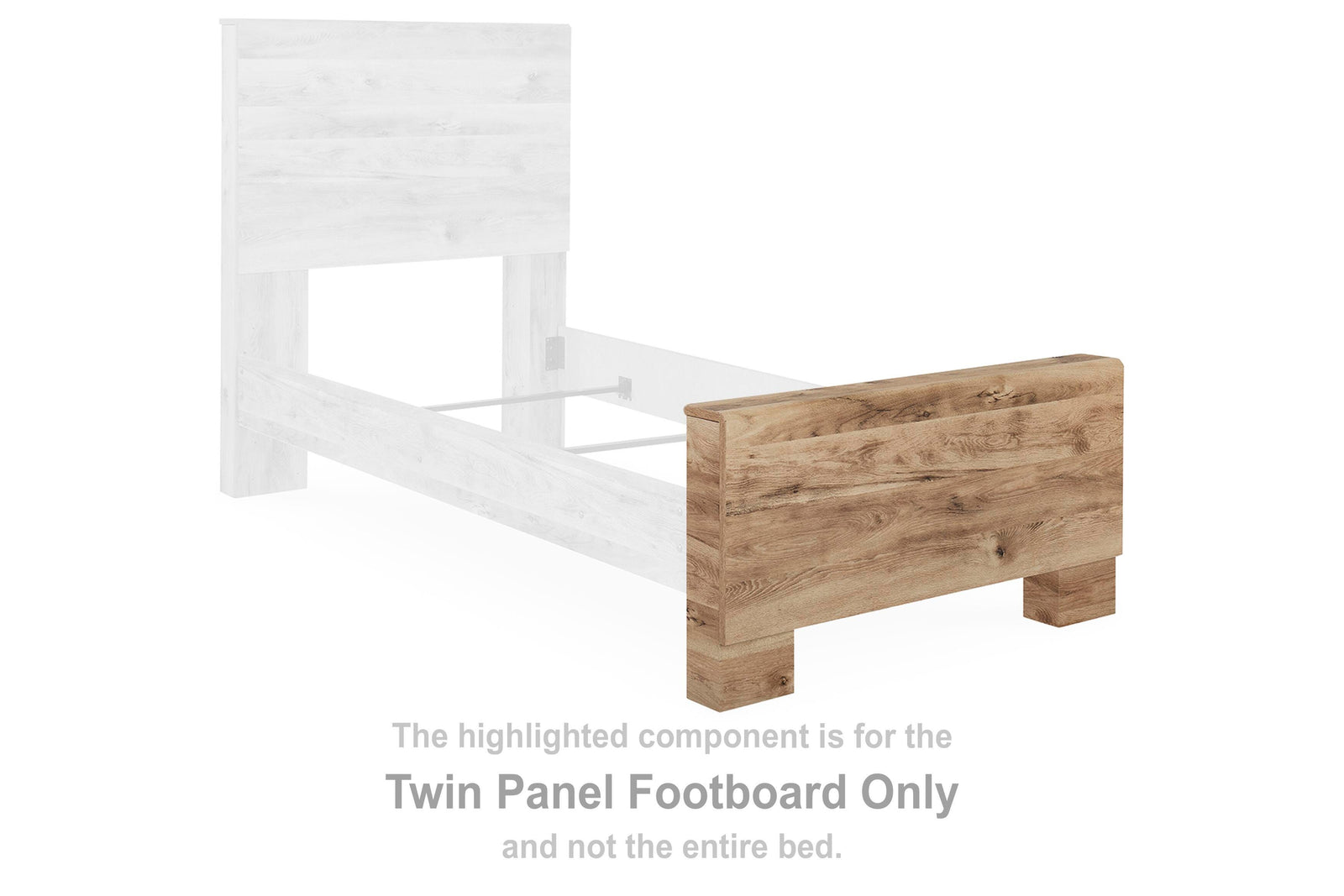 Hyanna Twin Panel Footboard - Beige (2)