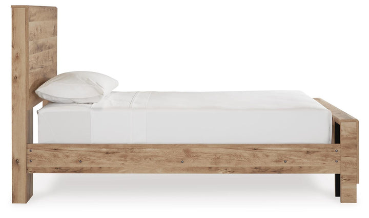 Hyanna Twin Panel Bed - Beige (5)