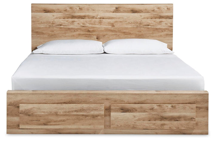 Hyanna Queen Panel Storage Bed - Tan Brown (4)