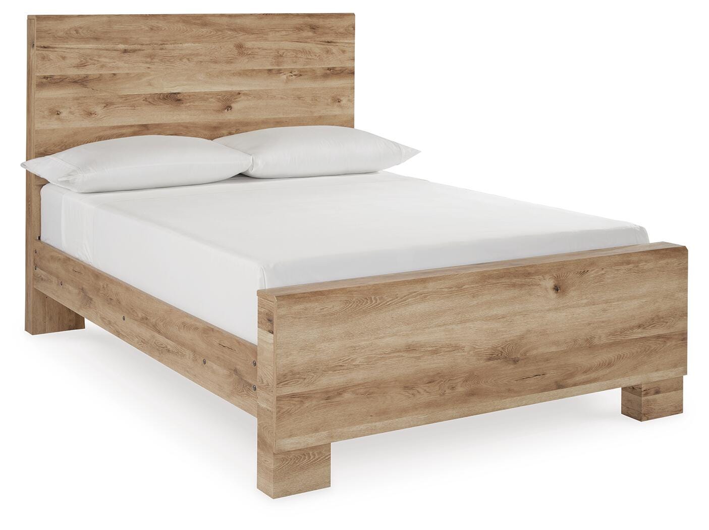 Hyanna Full Panel Bed - Beige (1)