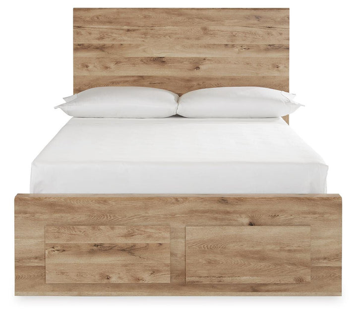 Hyanna Full Panel Storage Bed - Beige (4)