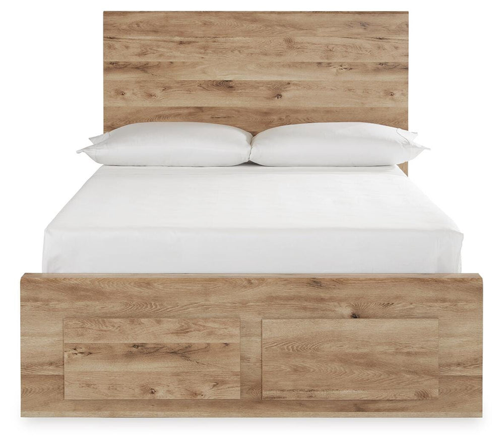 Hyanna Full Panel Storage Bed - Beige (4)