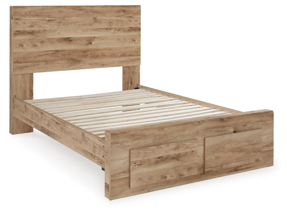 Hyanna Full Panel Storage Bed - Beige (3)