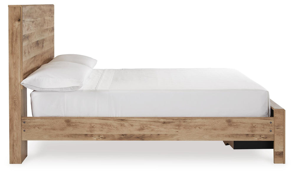 Hyanna Full Panel Storage Bed - Beige (5)