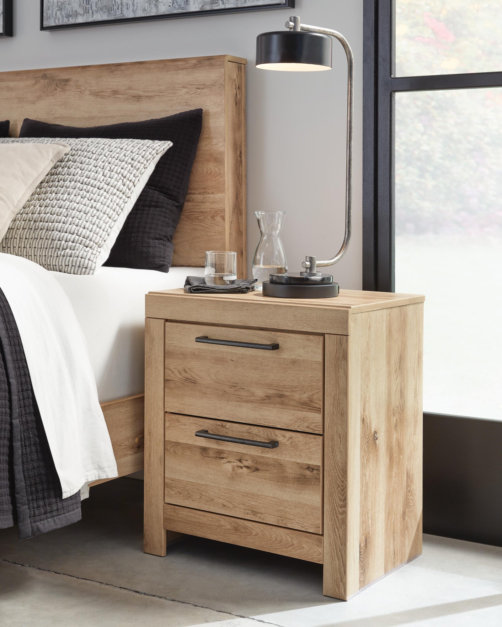 Hyanna Nightstand - Beige (2)
