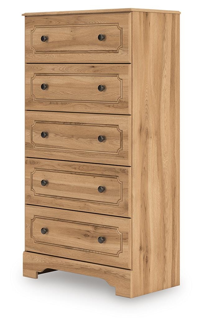 Aleaport Chest of Drawers - Light Brown (1)