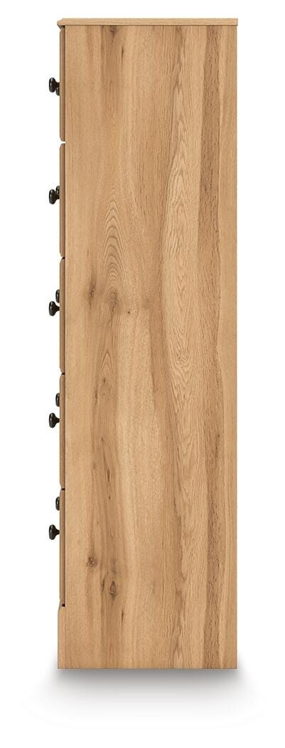 Aleaport Chest of Drawers - Light Brown (6)