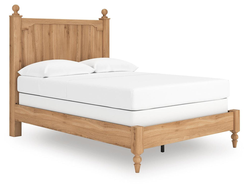 Aleaport Full Panel Bed - Light Brown (3)